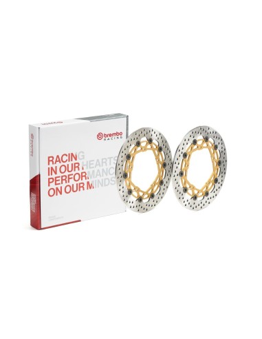 pareja de discos de freno brembo racing 300mm supersport 208973719