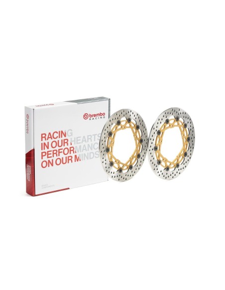 pareja de discos de freno brembo racing 300mm supersport 208973719