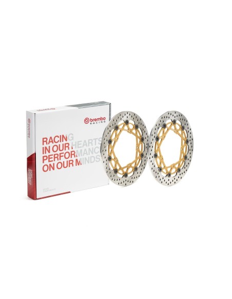 pareja discos de freno brembo racing 310mm supersport yamaha yzf r6 yzf r1 208973720