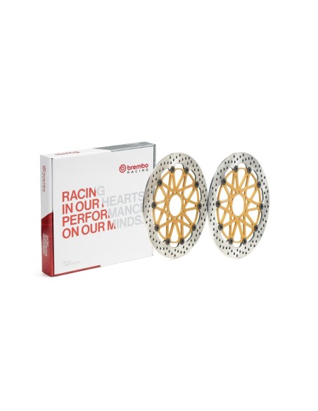 pareja discos de freno brembo racing 320mm supersport 208973725