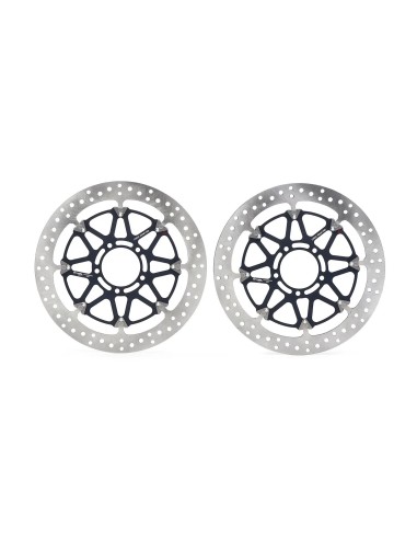 pareja de discos de freno delanteros brembo 208a98536 t drive flotantes 320 x 5 5 mm para