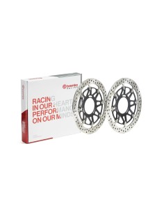 discos de freno delanteros brembo 208a98545 t drive 320 mm flotantes