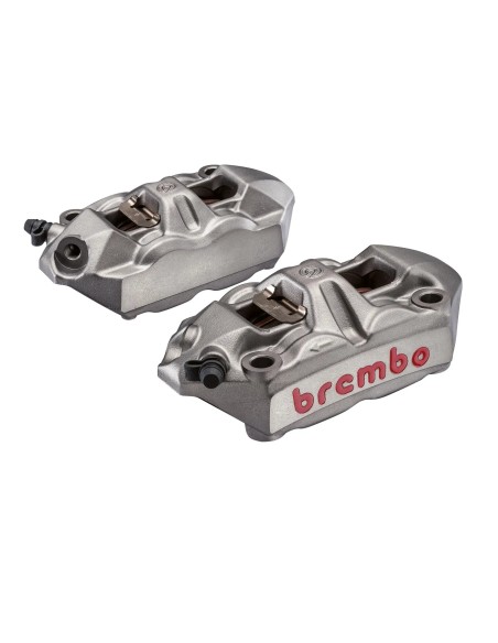 pinzas de freno brembo racing m4 monoblock pareja cafe racer 220a39710