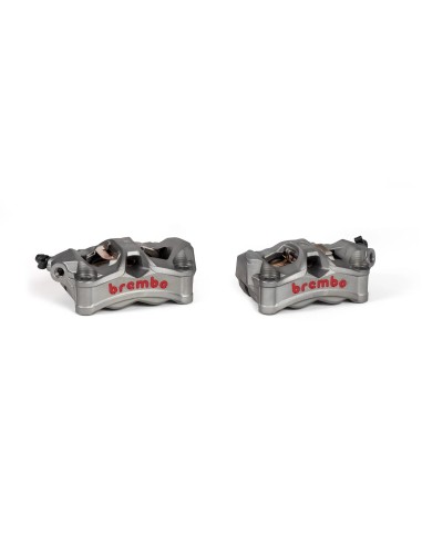 kit de pinzas de freno brembo stylema 220d02010 izquierda y derecha titanio 100 mm