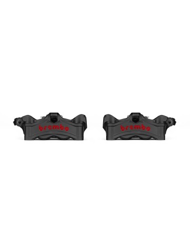 kit de pinzas de freno brembo stylema 220d02070 izquierda y derecha negro 100 mm