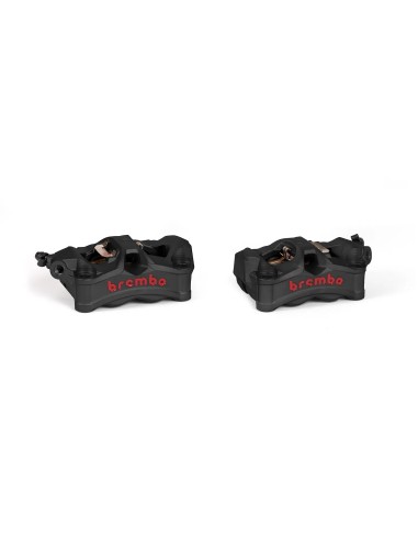kit de pinzas de freno brembo stylema 220d02070 izquierda y derecha negro 100 mm