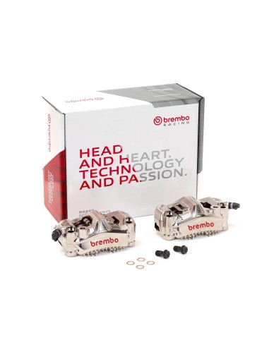 pinza de freno moto brembo 220f08520 gp4 moto gp plata