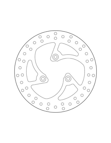 disco de freno moto brembo fijo serie oro 68b40758