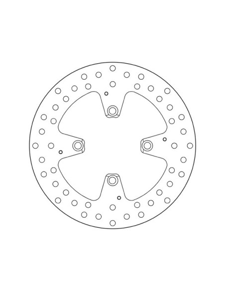 disco de freno moto brembo fijo serie oro 68b407h1