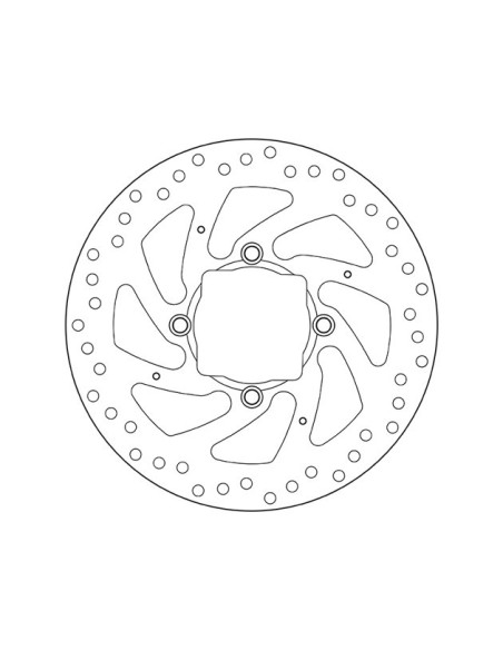 disco de freno moto brembo fijo serie oro 68b407h2