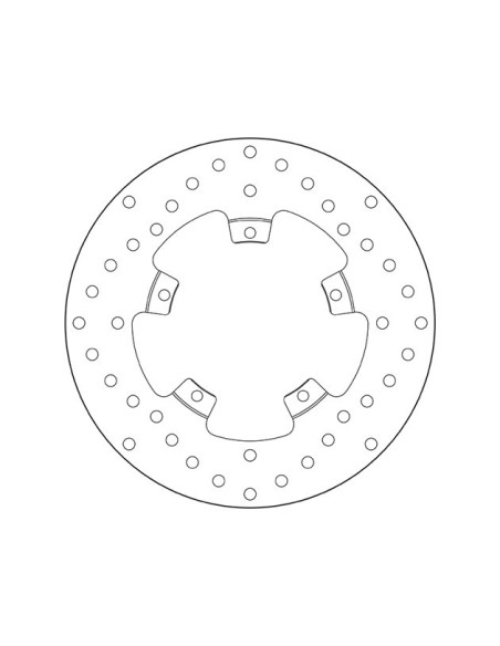 disco de freno moto brembo fijo serie oro 68b407l4