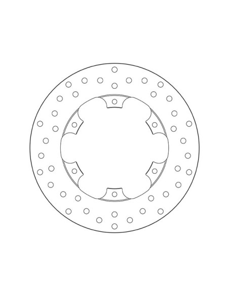 disco de freno moto brembo fijo serie oro 68b407l5
