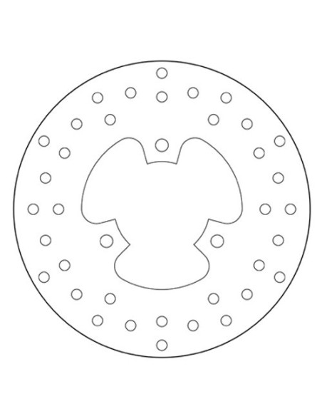 disco de freno moto brembo fijo serie oro 68b407l7