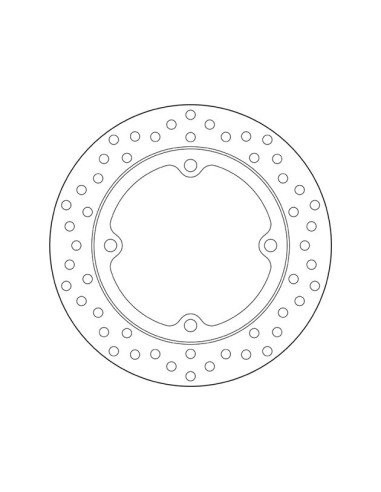 disco de freno moto brembo fijo serie oro 68b407l9