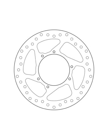 disco de freno moto brembo fijo serie oro 68b407n3