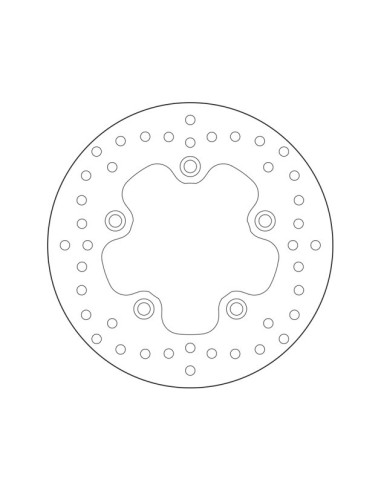 disco de freno moto brembo fijo serie oro 68b407p4