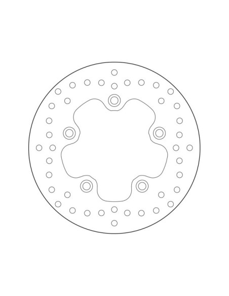 disco de freno moto brembo fijo serie oro 68b407p4
