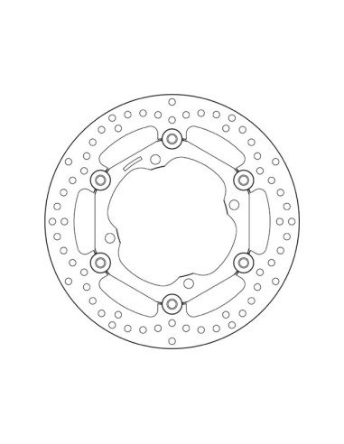 disco de freno moto brembo fijo serie oro 78b40811