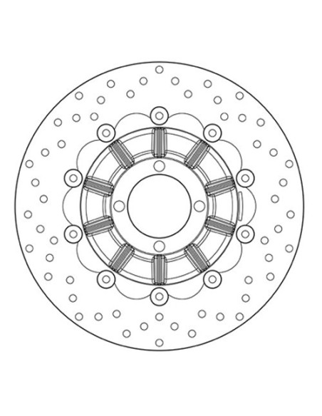 disco de freno moto brembo fijo serie oro 78b40816