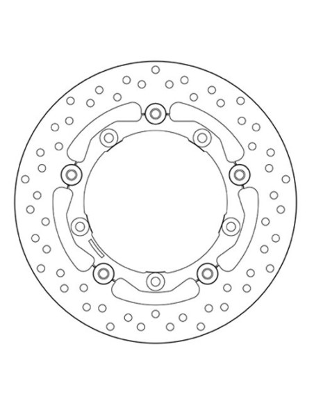 disco de freno moto brembo flotante serie oro 78b40817