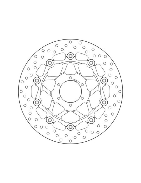 disco de freno moto brembo fijo serie oro 78b40827