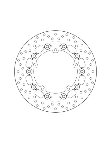 disco de freno moto brembo fijo serie oro 78b40837