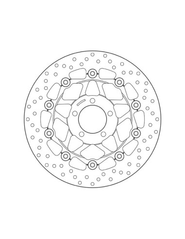 disco de freno moto brembo fijo serie oro 78b40841