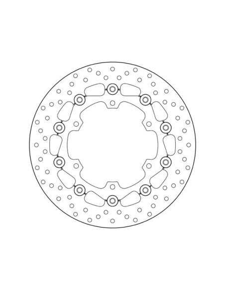 disco de freno moto brembo fijo serie oro 78b40843
