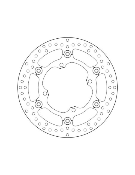 disco de freno moto brembo fijo serie oro 78b40844