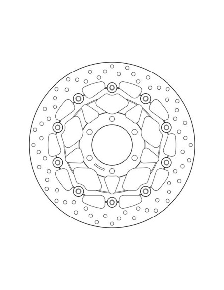 disco de freno moto brembo fijo serie oro 78b40874