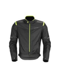 chaqueta acerbis ce ramsey vented 2 0 color gris y amarillo 0026149 318 2