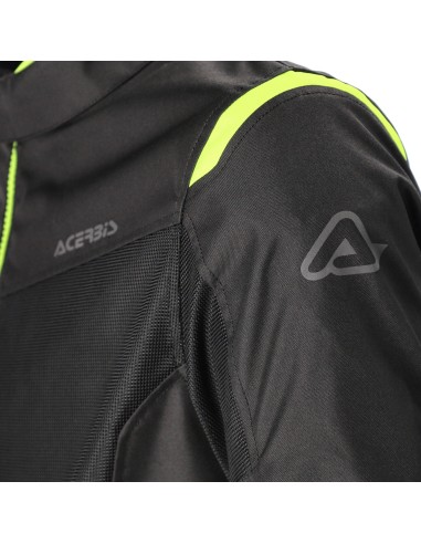 chaqueta acerbis ce ramsey vented 2 0 color gris y amarillo 0026149 318