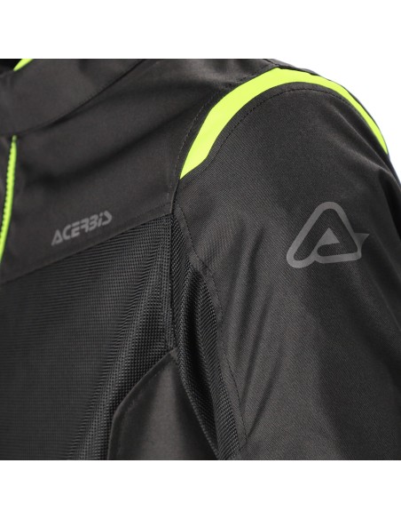 chaqueta acerbis ce ramsey vented 2 0 color gris y amarillo 0026149 318