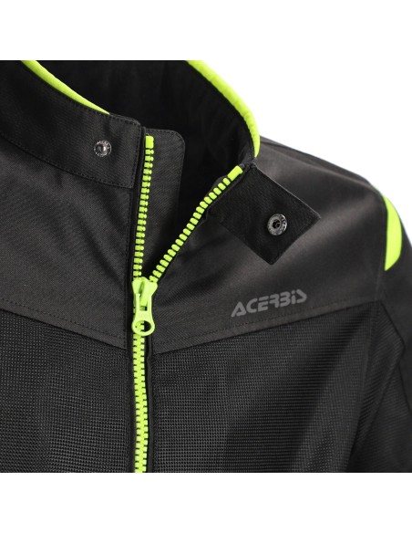 chaqueta acerbis ce ramsey vented 2 0 color gris y amarillo 0026149 318