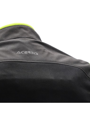 chaqueta acerbis ce ramsey vented 2 0 color gris y amarillo 0026149 318