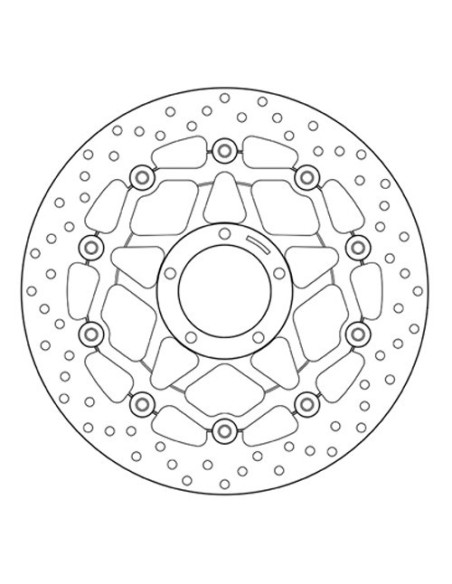 disco de freno brembo serie oro 320mm ducati 78b40878