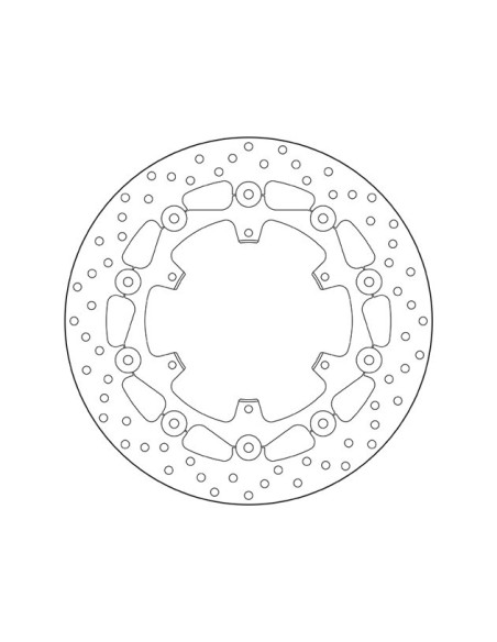 disco de freno moto brembo fijo serie oro 78b40887