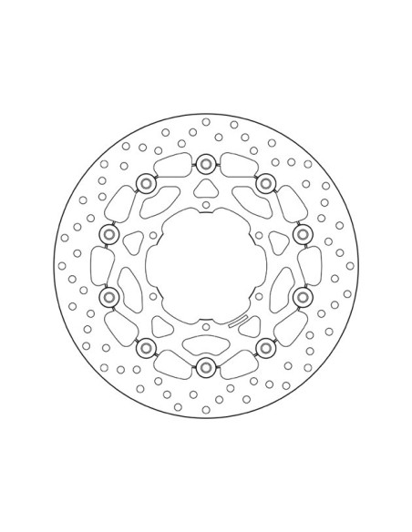 disco de freno moto brembo fijo serie oro 78b40896