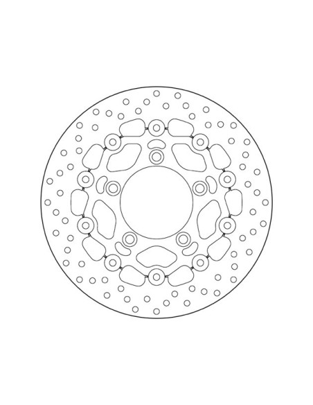 disco de freno moto brembo fijo serie oro 78b40897