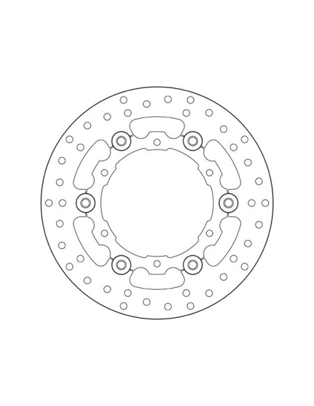 disco de freno moto brembo fijo serie oro 78b40906