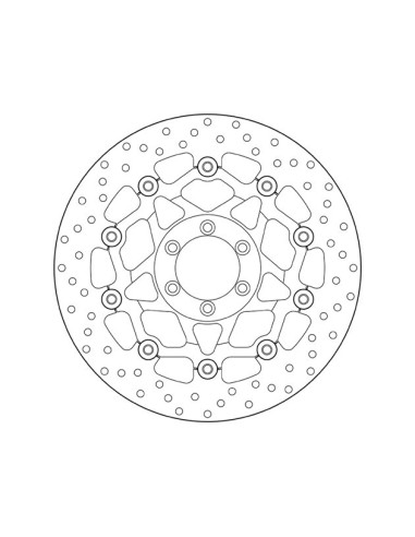 disco de freno moto brembo fijo serie oro 78b40907