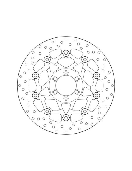 disco de freno moto brembo fijo serie oro 78b40907