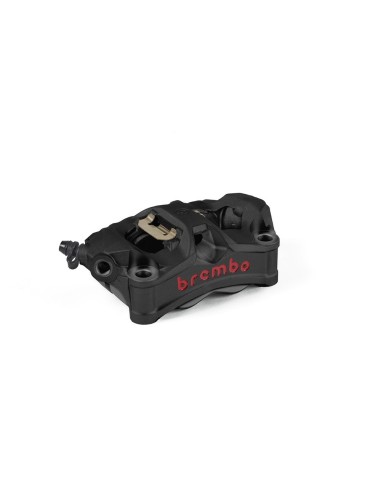 pinza brembo stylema negro y rojo izquierda 100mm 920d02092