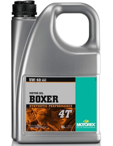 aceite moto motorex boxer 4t 5w40 4l mt013i004t