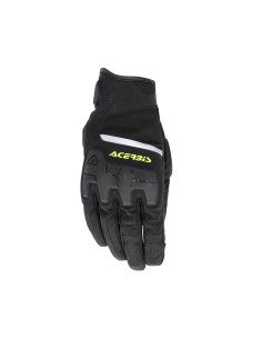 guante acerbis x street wp homologacion ce negro y amarillo touring y urbano 0026676 318