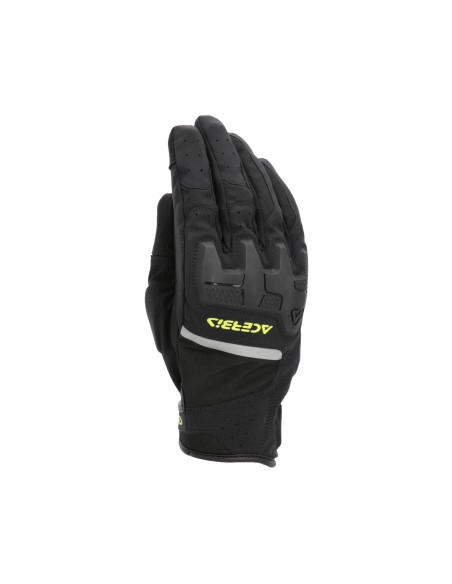 guante acerbis x street wp homologacion ce negro y amarillo touring y urbano 0026676 318