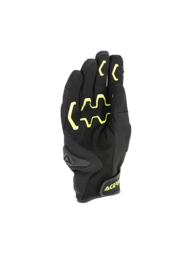 guante acerbis x street wp homologacion ce negro y amarillo touring y urbano 0026676 318