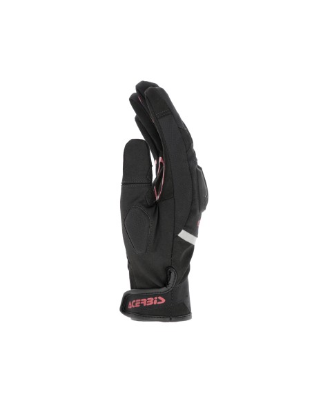 guante acerbis x street wp homologacion ce negro y rojo touring y urbano 0026676 323