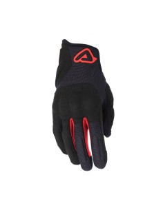 guantes acerbis ce pyramid homologados ce color negro y rojo 0024869 323