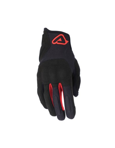 guantes acerbis ce pyramid homologados ce color negro y rojo 0024869 323